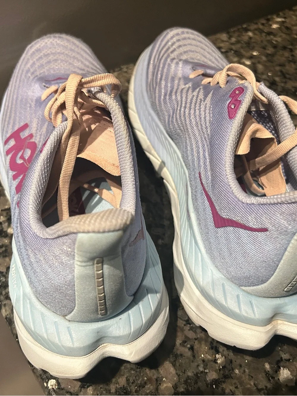 Hoka Lavender and Pink Women's Running Shoes
